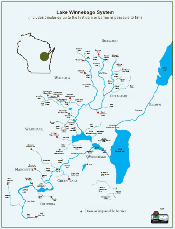 Winnebago Waterways Map - Fox-Wolf Watershed Alliance